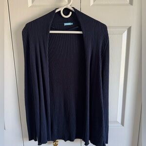 J. McLaughlin Cardigan Sweater in Navy Blue Size M